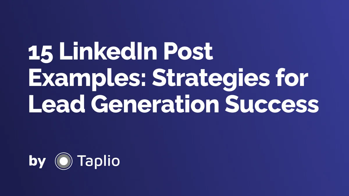 15 LinkedIn Post Ideas and Examples to Boost Your Engagement • Grow ...