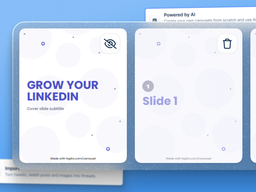 LinkedIn carousel generator
