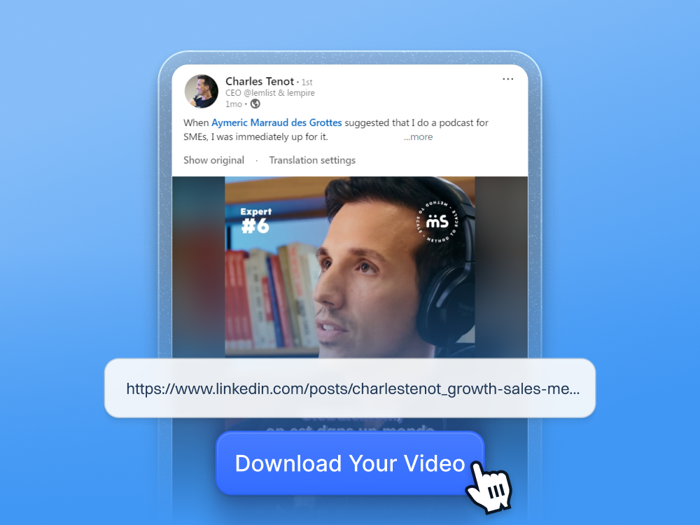 LinkedIn video downloader