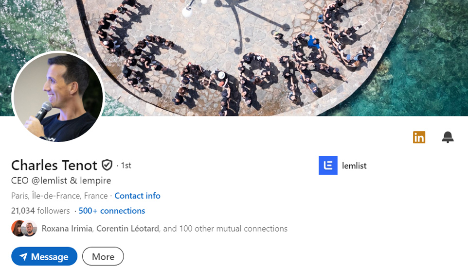 Linkedin outreach message