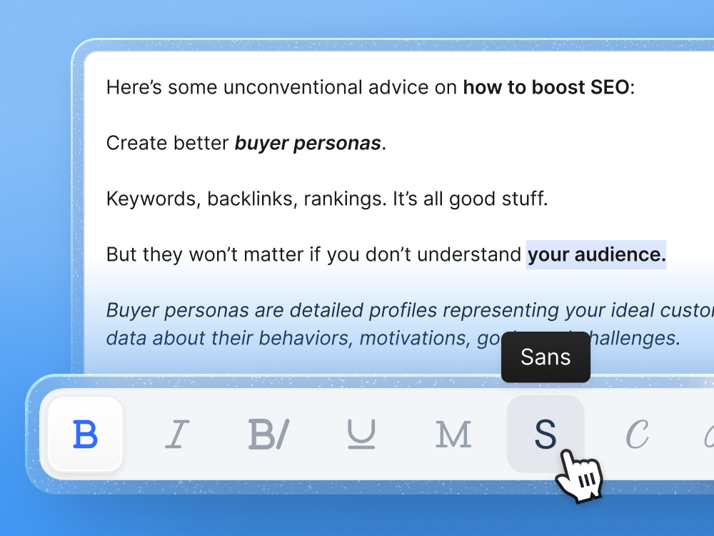 LinkedIn text formatter